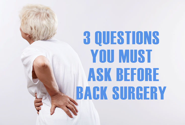 3 question to ask before back surgery chiropractor in holland mi